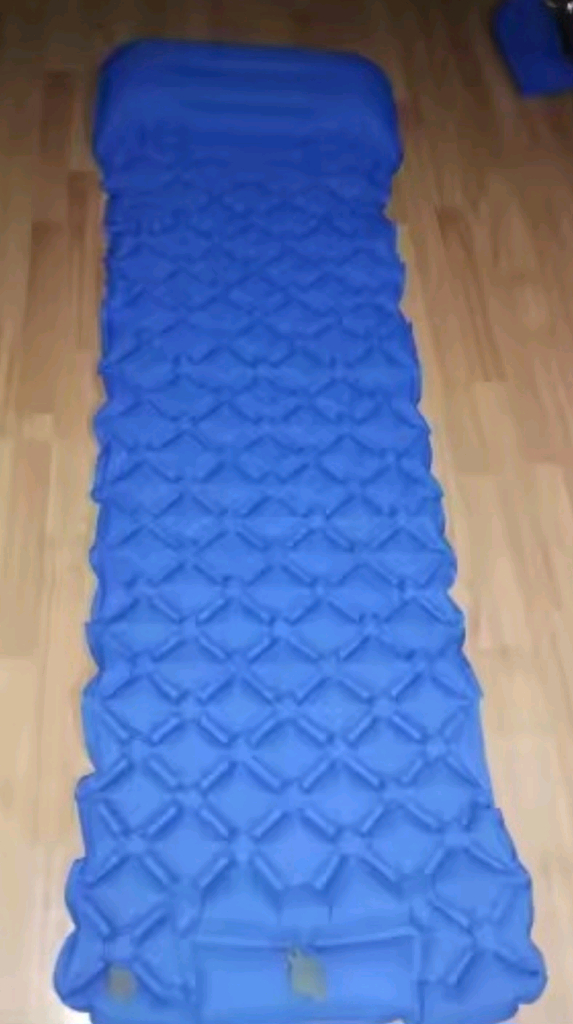 백패킹, 캠핑용 펌프 내장 에어매트(새상품)-5cm 이미지
