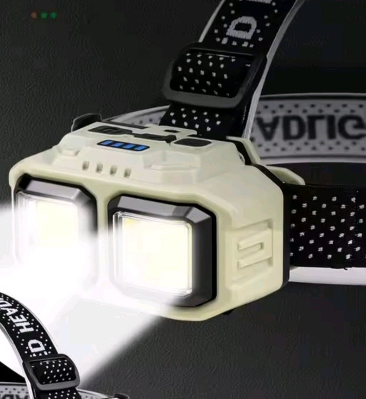 충전식 및 센서 헤드랜턴 COB LED - 새상품 이미지