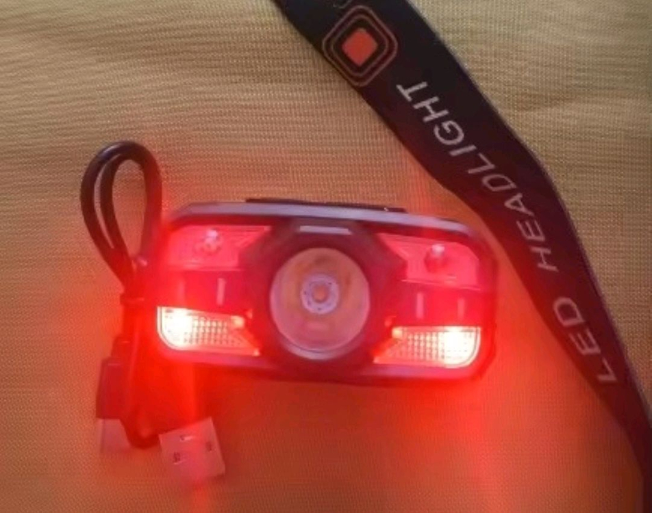 충전식 및 센서 헤드랜턴 LED - 새상품 이미지