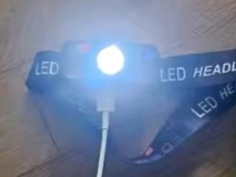 충전식 및 센서 헤드랜턴 LED - 새상품 이미지