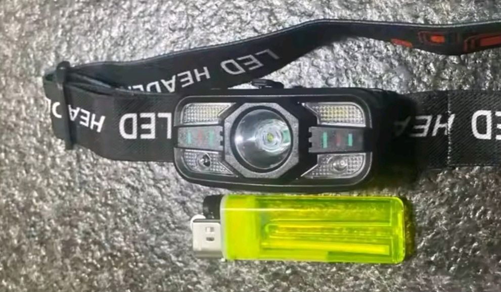 충전식 및 센서 헤드랜턴 LED - 새상품 이미지