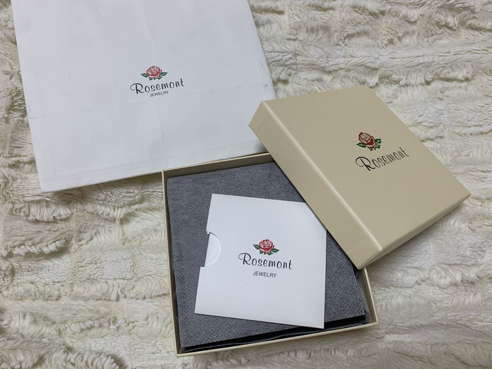 [새상품] 로즈몽 실버 레드 커넬리언 진주 목걸이 RL0209 이미지