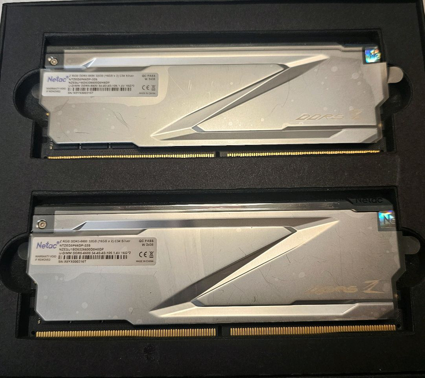 netac DDR5 16gb x2 총 32gb 하이닉스 칩 이미지