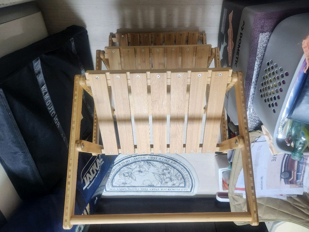 내셔널지오그래픽 캠핑 우드쉘프 이미지