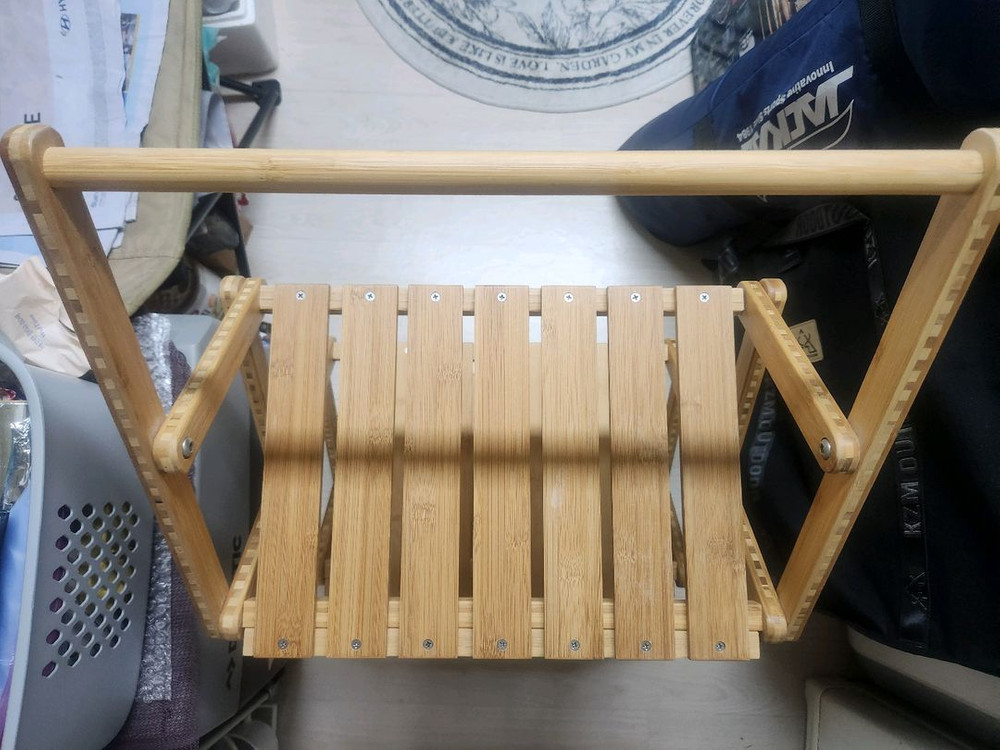 내셔널지오그래픽 캠핑 우드쉘프 이미지