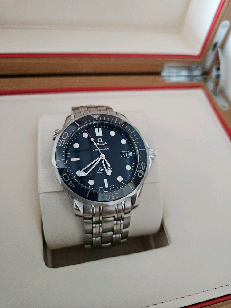 (18년식 국내매장풀셋)오메가 씨마스터 41밀리 청판 이미지