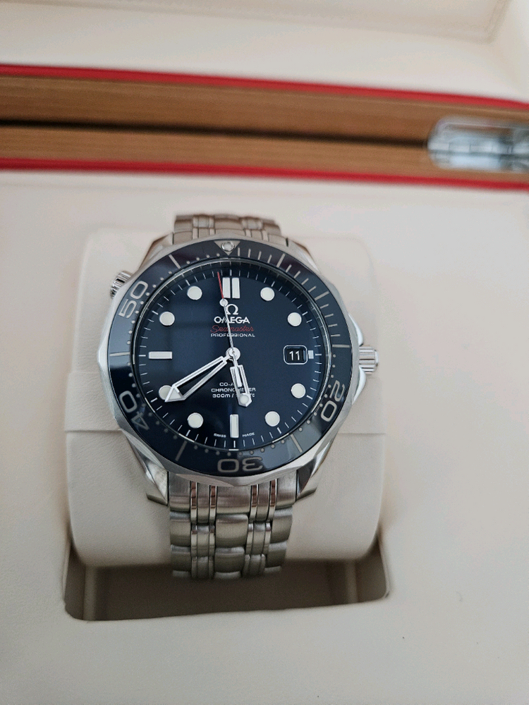 (18년식 국내매장풀셋)오메가 씨마스터 41밀리 청판 이미지