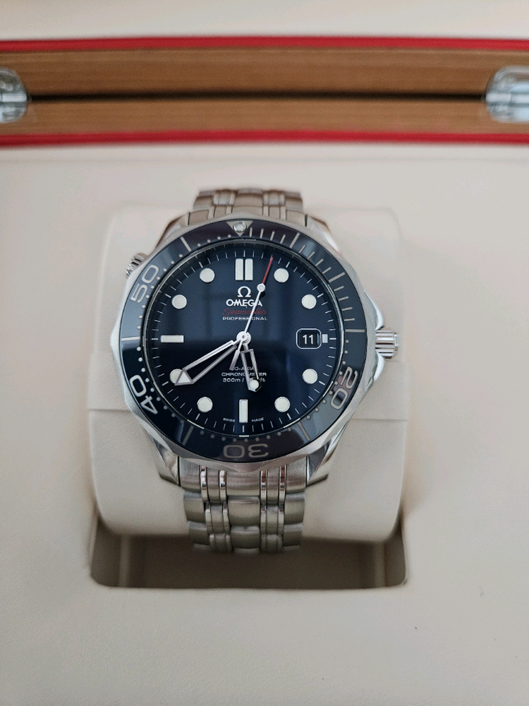 (18년식 국내매장풀셋)오메가 씨마스터 41밀리 청판 이미지