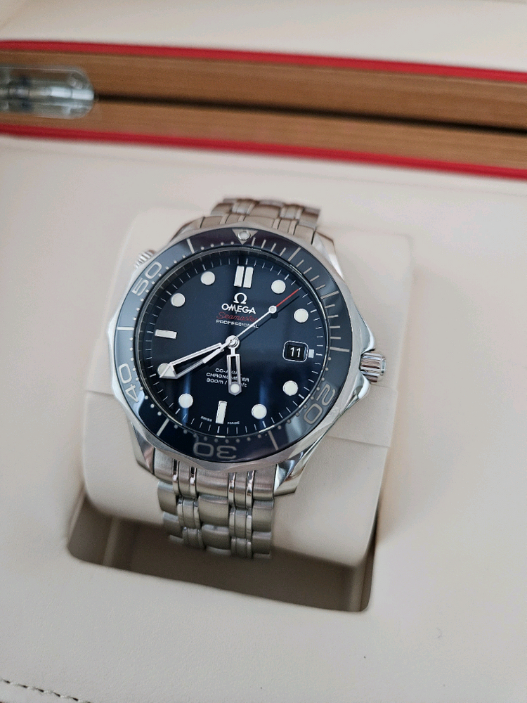 (18년식 국내매장풀셋)오메가 씨마스터 41밀리 청판 이미지