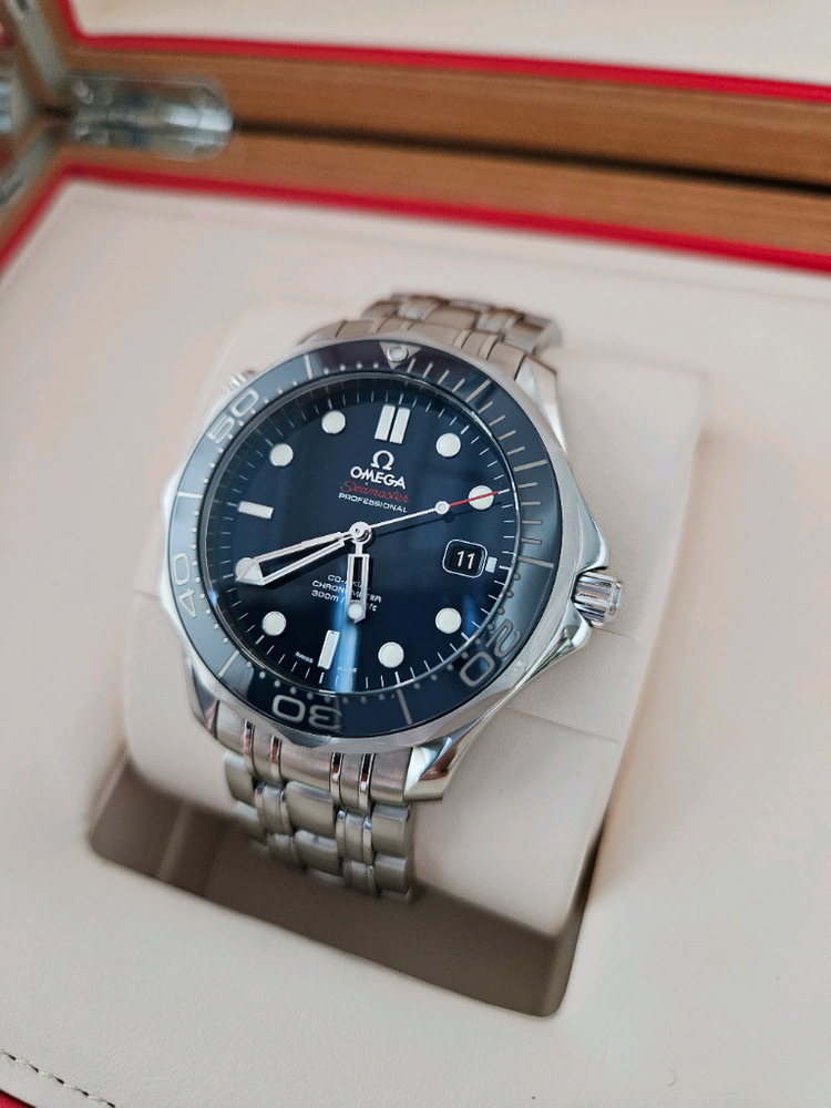 (18년식 국내매장풀셋)오메가 씨마스터 41밀리 청판 이미지