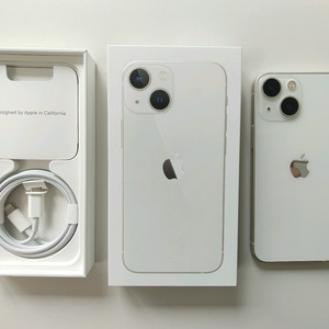 애플 아이폰13 미니 128GB 스타라이트 풀박스 이미지