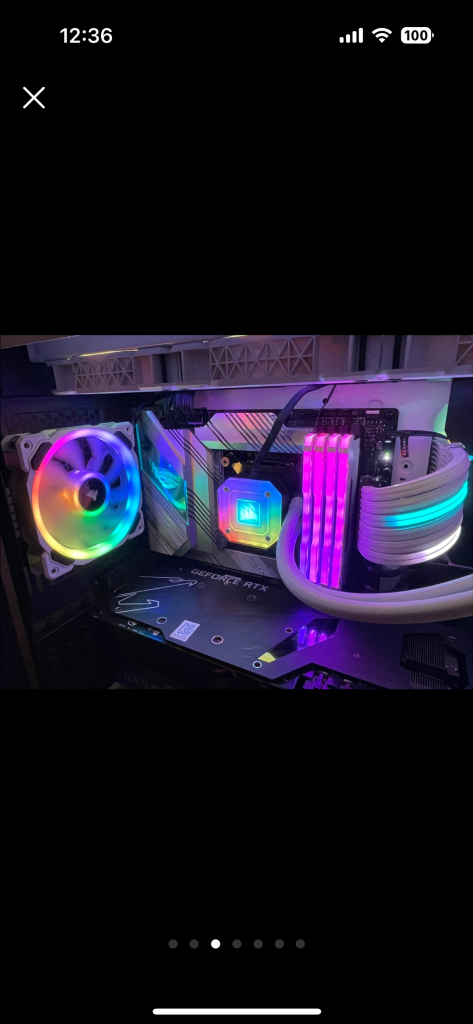 커스텀 pc 화이트 i9 고사양 조립형 게이밍 컴퓨터 이미지