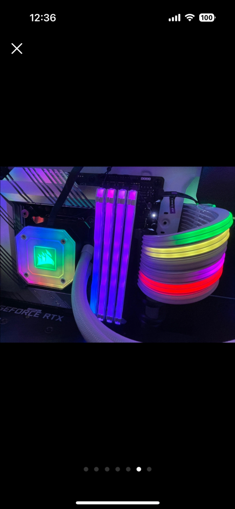 커스텀 pc 화이트 i9 고사양 조립형 게이밍 컴퓨터 이미지