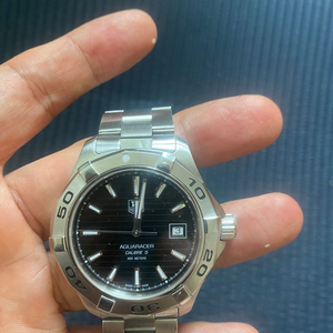 태그호이어 아쿠아레이서 테그호이어 오토 블랙 판매 교환가능 이미지