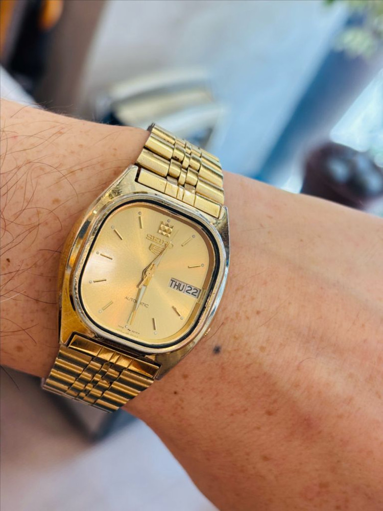 세이코5 Seiko 빈티지 오토매틱 시계 이미지