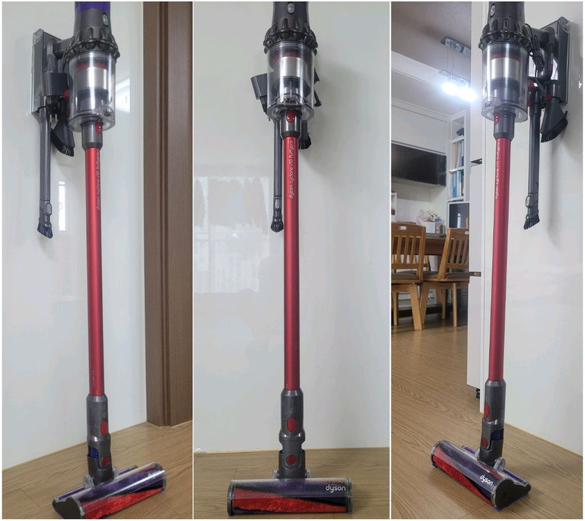 깨끗하게 세척한 다이슨 무선 청소기 V10 풀세트(43분 연속동작) 이미지