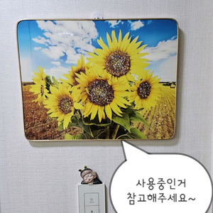 벽걸이 보석 액자 아크릴 큐빅 인테리어 장식아크릴 큐빅 액자 돈나무 액자해바라기 액자 2종세트 십자수액자 #새상품# 이미지