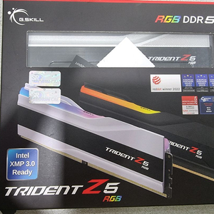 지스킬 DDR5-6000 CL30 TRIDENT Z5 RGB J 패키지 64GB 32Gx2 램 패키지 이미지