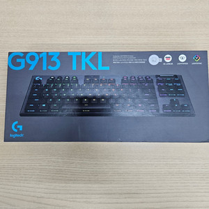 [미사용] 로지텍 G913 TKL 텐키리스 리니어 적축 로지텍 코리아 공식수입 새상품 판매합니다 이미지