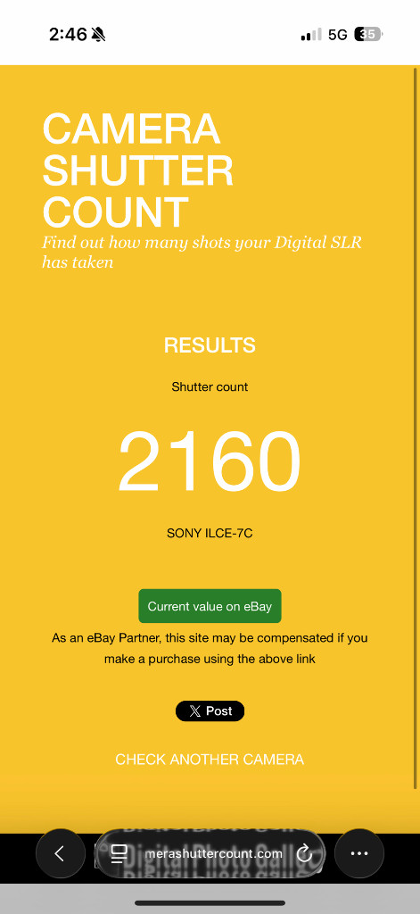 소니 A7C 블랙 미러리스 풀프레임 카메라 바디 이미지