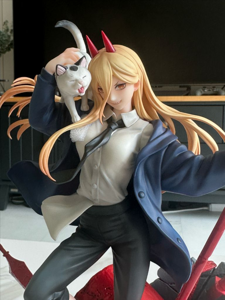 개봉양품) 체인소맨 S-FIRE(에스파이어) 파워&냐코 피규어 이미지