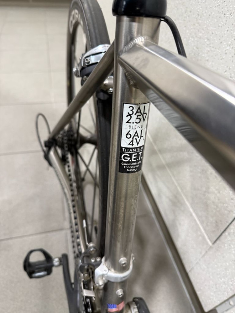 (S)라이트스피드 아르콘 티타늄 로드 자전거 판매 (코리마 카본휠 세팅) 이미지