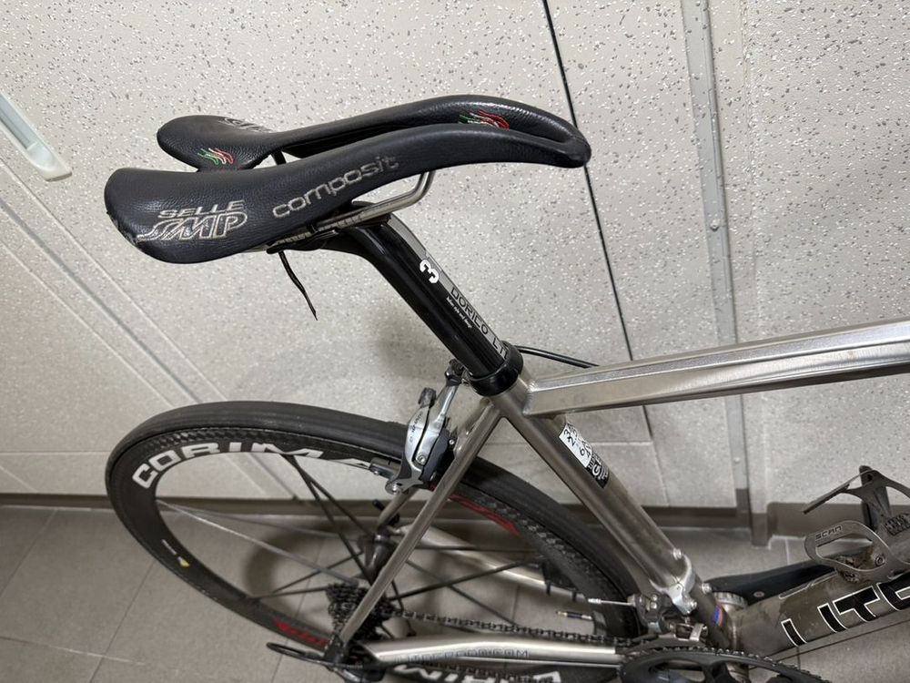 (S)라이트스피드 아르콘 티타늄 로드 자전거 판매 (코리마 카본휠 세팅) 이미지