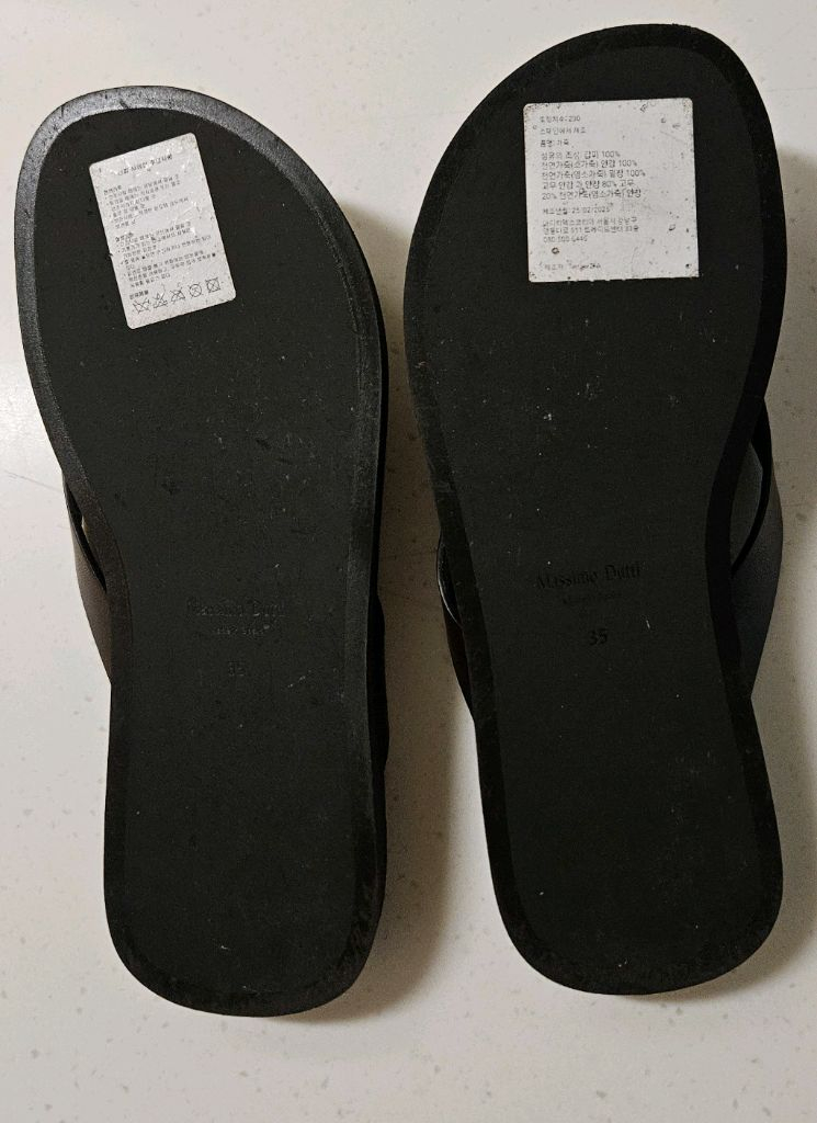 Massimo Dutti마시모두띠 가죽샌들(버건디) 이미지