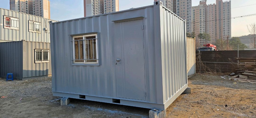 3x4. 냉.난방. 에어컨설치된 컨테이너 이미지