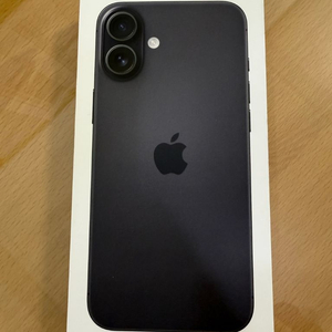 애플 아이폰16plus 블랙256g 미개봉 자급제 이미지