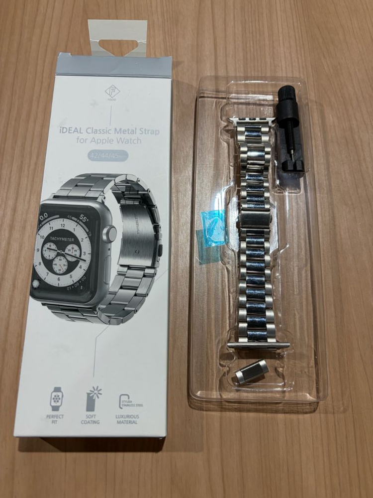 애플워치 시리즈 5 스테인리스 스틸 밀레니즈 루프(셀룰러) 44mm + 메탈줄 이미지