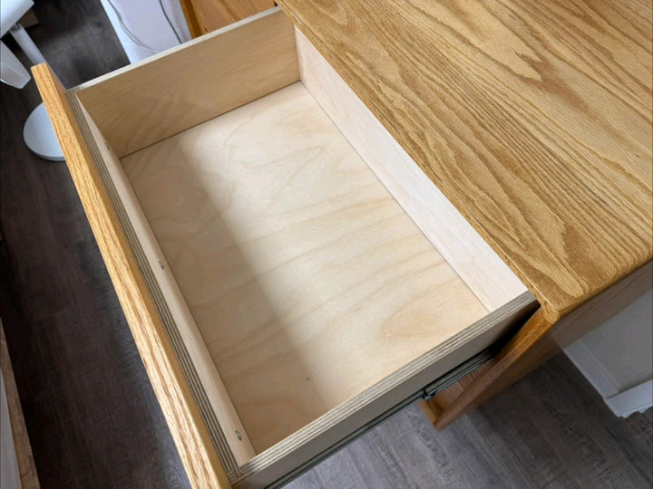 아울퍼니쳐 레드오크 원목 서랍장 정리합니다 이미지