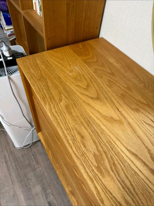 아울퍼니쳐 레드오크 원목 서랍장 정리합니다 이미지