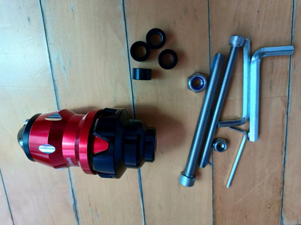 오토바이 핸드폰 거치대하고 슬라이더두개 새제품 팝니다 이미지