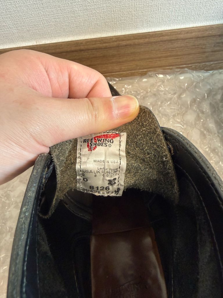 레드윙 8126 9d 윙팁 모델 이미지