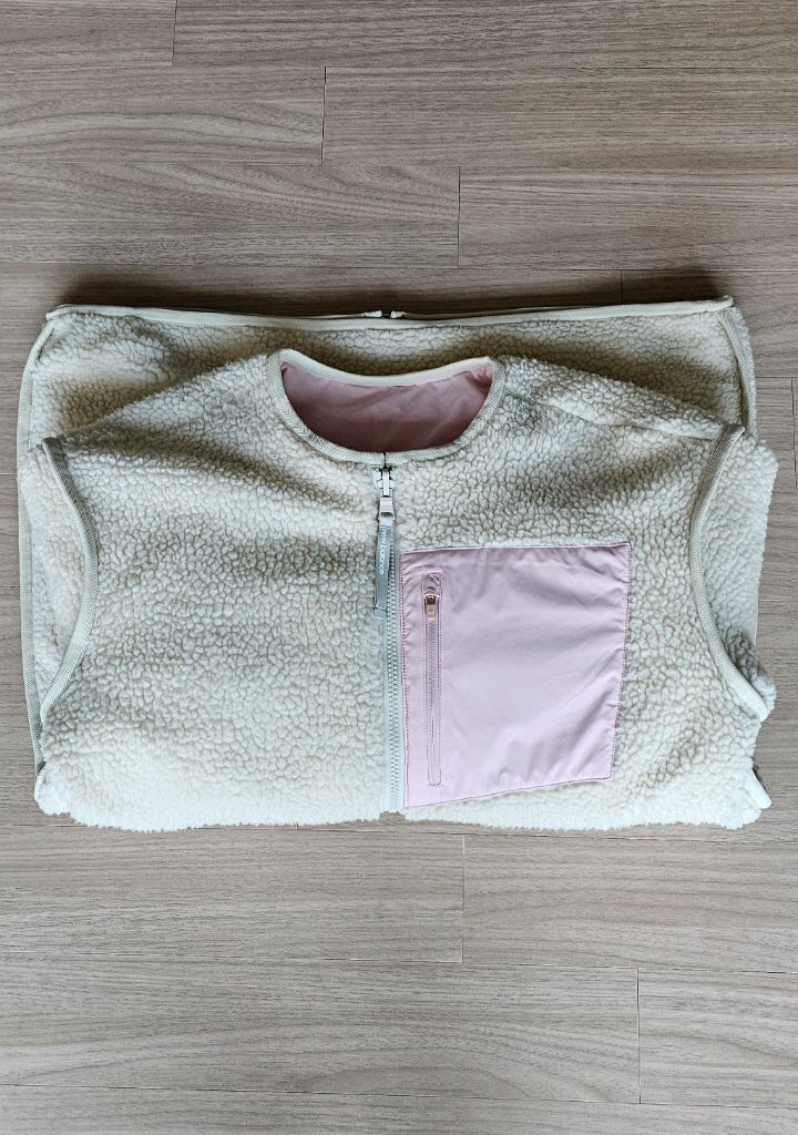 (새상품급)(여성용)(뉴발란스)플리스 양면/뽀글이 자켓 이미지