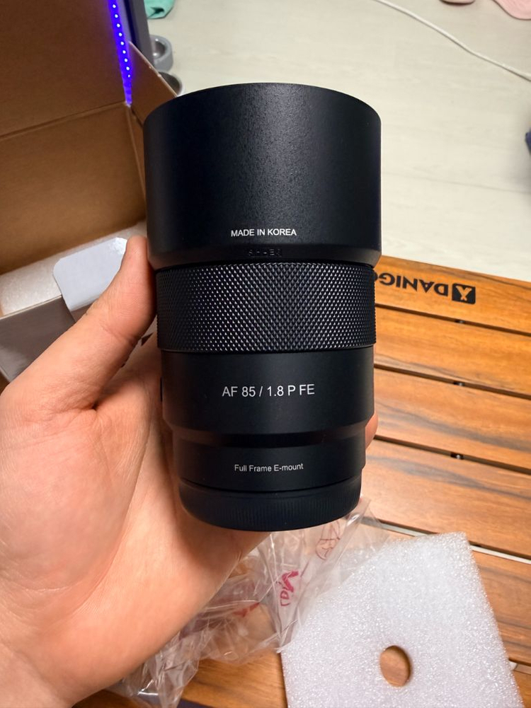 삼양 AF 85mm F1.8 P FE 렌즈 소니 마운트 판매합니다 이미지