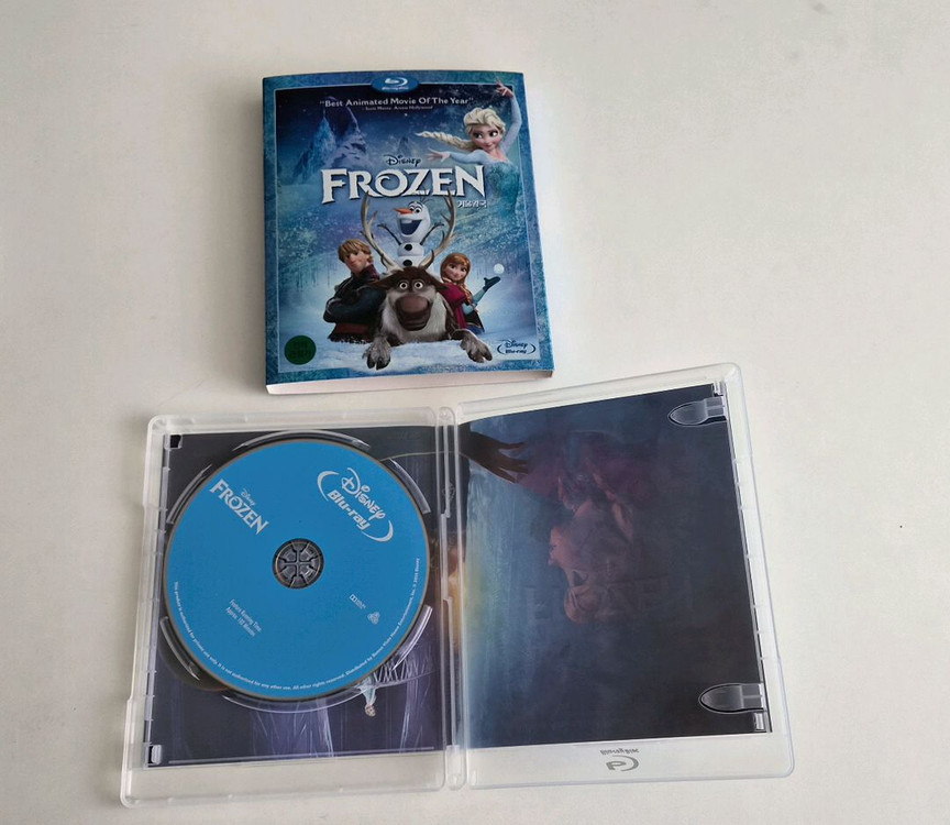 겨울왕국 FROZEN DVD 블루레이 이미지
