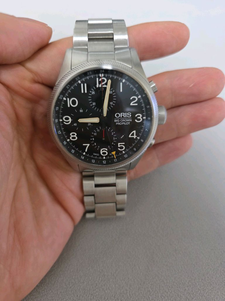오리스 빅크라운 프로파일럿 GMT 크로노그래프 이미지