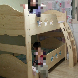 에보니아 앤디 분리형 원목 2층침대 이미지