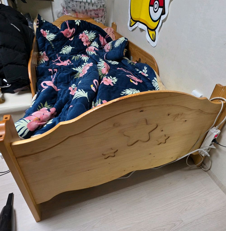 에보니아 앤디 분리형 원목 2층침대 이미지