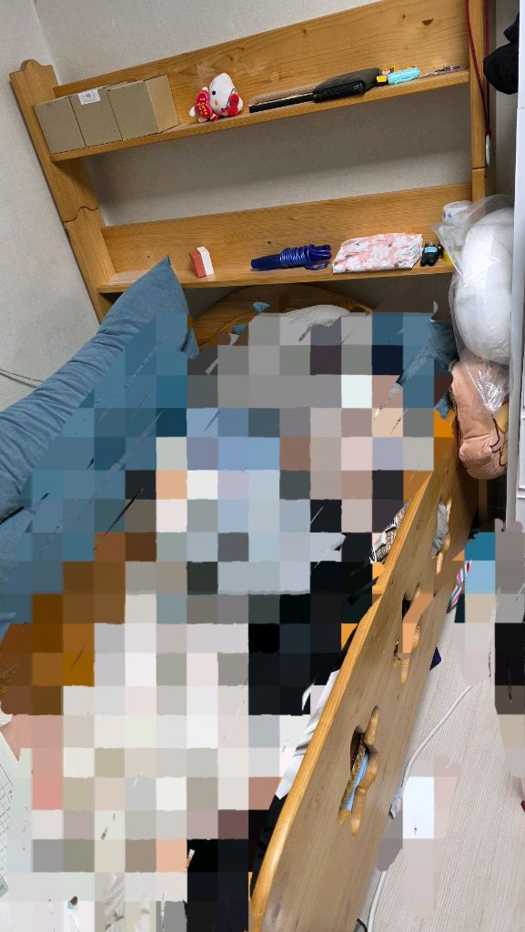 에보니아 앤디 분리형 원목 2층침대 이미지