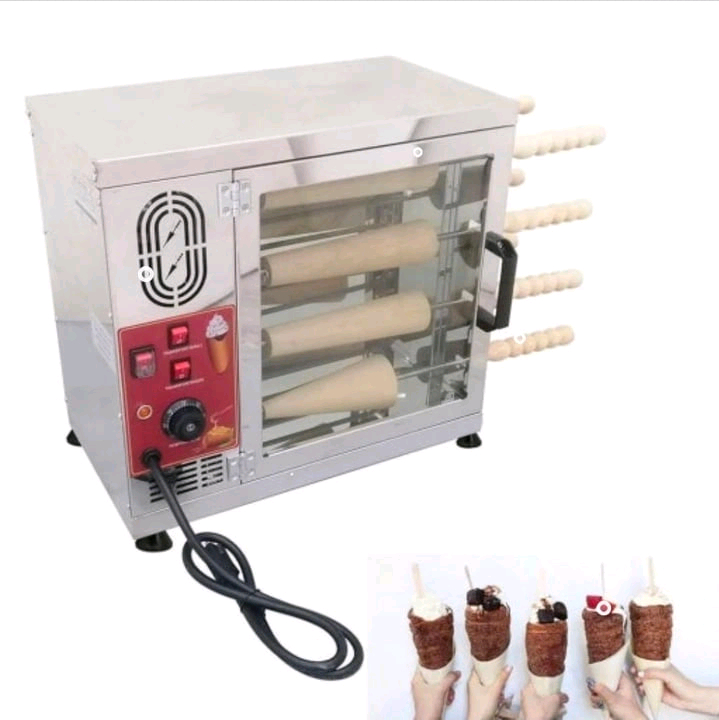 굴뚝빵 기기 전기 오븐 기기 팝니다. 풀세트 팜8구가능 이미지