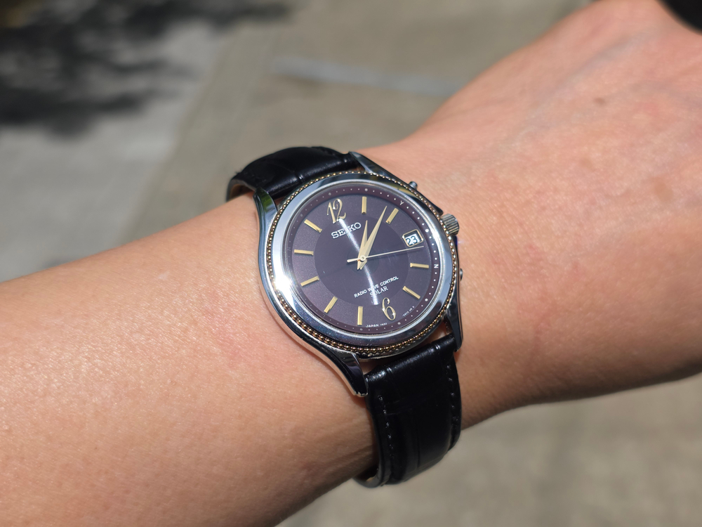 세이코 돌체 SADZ025 초슬림 드레스워치 전파솔라 상태최상~ (정가 120만 원대~) 이미지