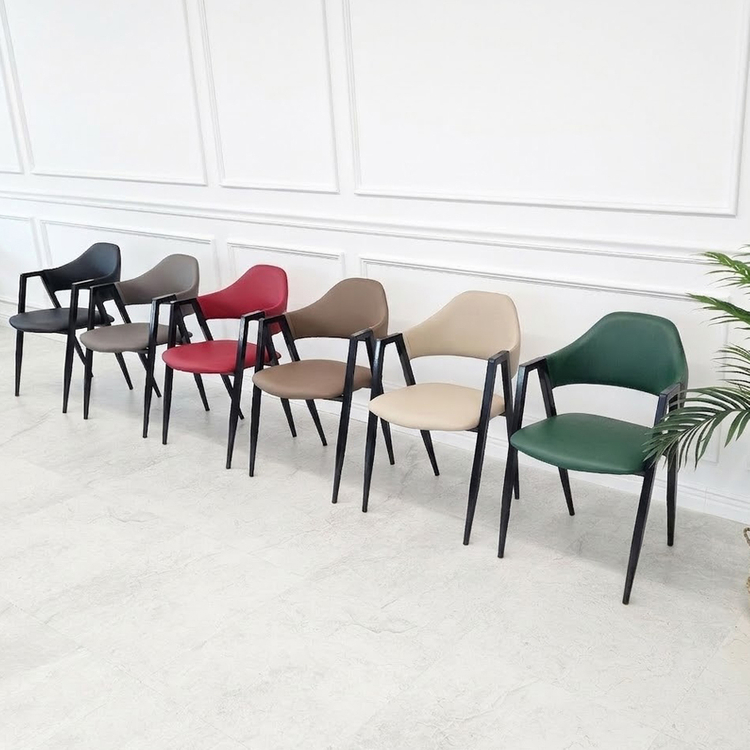 (( 미개봉 새상품 )) 팔걸이형 카페의자, 업소용의자, 식탁의자, 암체어, 업소용체어, 식당의자 이미지