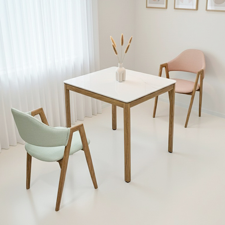 (( 미개봉 새상품 )) 원목느낌 팔걸이형 카페의자, 업소용의자, 식탁의자, 암체어, 업소용체어, PU가죽, 철재 이미지