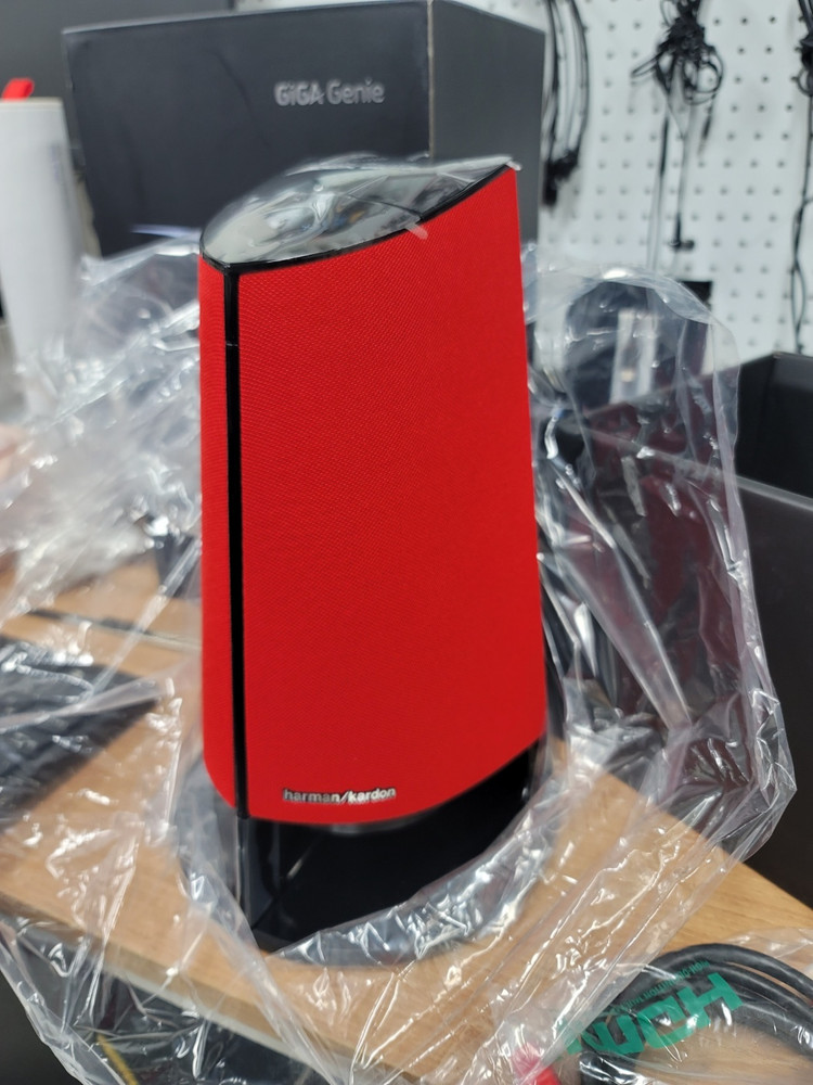 GIGA GENIE KAO CT1100 SR KT 기가 지니 하만카톤 블루투스 스피커 레드 미사용품 이미지