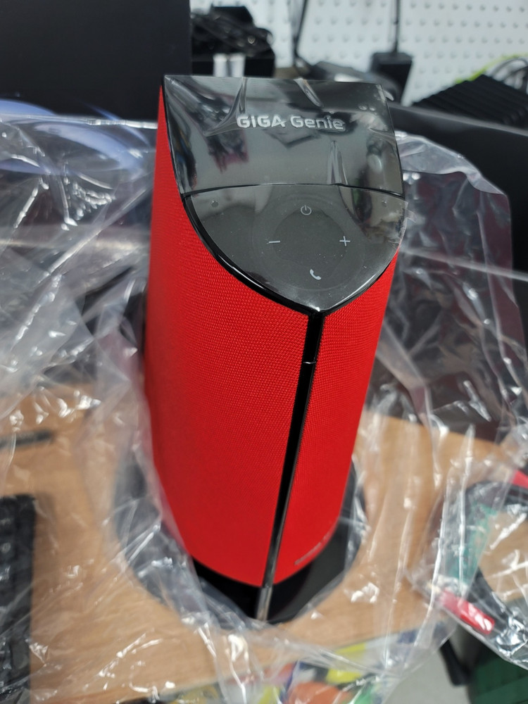 GIGA GENIE KAO CT1100 SR KT 기가 지니 하만카톤 블루투스 스피커 레드 미사용품 이미지