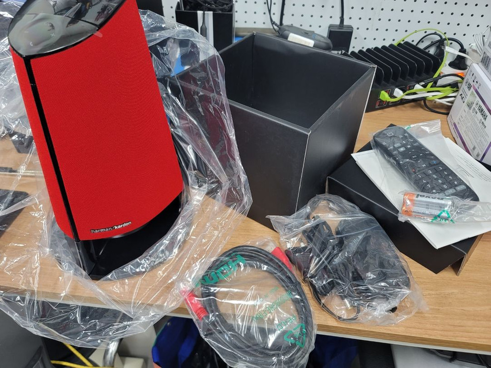 GIGA GENIE KAO CT1100 SR KT 기가 지니 하만카톤 블루투스 스피커 레드 미사용품 이미지