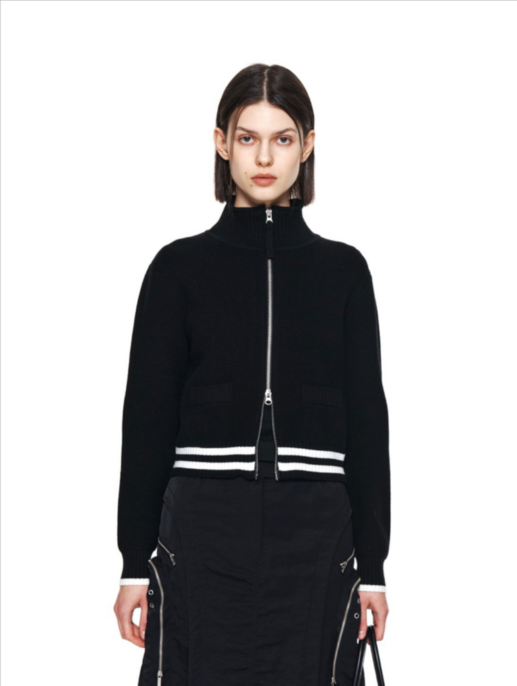 [마뗑킴] 니트 가디건 블랙 S 이미지